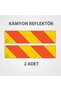 Truck Bed Reflector Compliant with E 37 Regulation 2 Pieces of Sheet Metal - 2