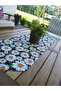 Runner Daisy Pattern Digital Printed