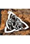 Large Size Stainless Steel Triquetra Tripping Celtic Viking Cat Pendant - 3