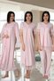 Effortt 5046 Ecru Guipure Maternity Maternity Set of 4 with Dressing Gowns - 2