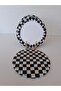 Placemat Set Makkenzi (Flame Checkered Pattern 6-Piece Plate) - 2