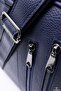 Unisex Navy Blue Laptop Briefcase - 4