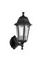 Hexagonal Garden Lighting Wall Sconce Optical Luminaire Black