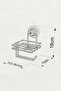 Drilling Screw Drill Not Available! Vacuum Toilet Paper Holder with Adhesive Refills Matte Black Dm275 - 3
