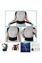 Unisex Black Kyphosis Corset Scoliosis Corset Magnetic Orthopedic Corset for Upright Posture - 4