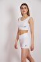 Women's White Basic Crop Undershirt - 4