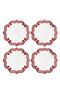 Pure Red Cocktail Napkin Set of 4