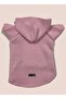 Hooded Sweatshirt Dog And Cat Outfit - Plain Pink - 2