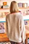 V-Neck Thessaloniki Knit Oversize Knitwear Sweater - 5