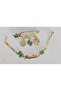 Gold Plated - Baby Bracelet and Mashallah Pin