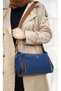 Women's Navy Blue Parachute Fabric New Season Shoulder Bag - 2