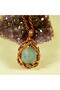 Aquamarine Crystal Handmade Pure Copper Authentic Necklace