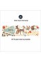 Pine Tree And Animals Christmas New Year Themed Glass Wall Door Sticker Set - 2