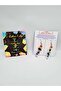 Certified 7 Chakra Natural Stone Necklace & Earring Set Original Natural Stone Design - 2
