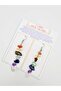 Certified 7 Chakra Natural Stone Necklace & Earring Set Original Natural Stone Design - 7