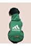 Hooded Sweatshirt Dog And Cat Outfit - Green Adidog