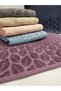 Brand Hazal Model 6-Piece Hand-face Towel Set Blue-salmon-coffee-smoked-navy blue-plum 50x90) - 3
