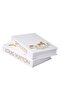 2-Piece Lv & Hermes White Gold Decorative Book Box - 2