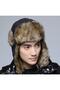 Unisex Faux Fur Winter Black Trapper Hat