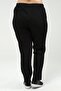 Black Trousers Pocket Leopard Detailed Lycra Pipe Leg G075-1 - 4