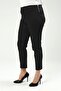 Trousers Grass Stitched Skinny Leg Black G071-1 - 4
