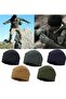 Black Polar Beanie Ski Soft Fleece - 7