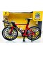 Miniature Metal Mountain Bike 1:10 0818-8A Red - 2