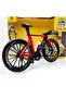 Miniature Metal Mountain Bike 1:10 0818-8A Red - 4