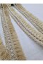 Stripe Tassel Fringe Cappuccino 5 Meters - 3