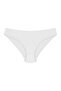 Women's White Cotton Bikini Model Panties 3-Piece - 2