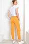 Women's Slim Fit Elastic Tracksuit Mustard - 3