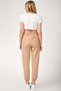 Women's Slim-Fit Elastic Tracksuit Brown - 2