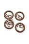Curtain Ring And Clip Brown
