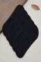 Unisex Bamboo Black Heel Non-Slip Silicone Seamless Ballerina Socks Pack of 5