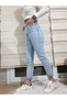 Women's Snow Wash Skinny Mom Jeans Snow Wash Mom Slim Fit Jeans