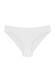 Women's White Cotton Bikini Model Panties 3-Piece - 2