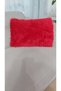Plush Rectangular Throw Pillow Case - Red