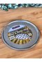Stainless Steel Stuffed Coaster Perforated Steel Pizza Lahmacun Tray 3 Pieces - 3 Sizes - 7