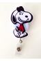 Red Sweater Snoopy Themed Yoyo Collar Card Holder