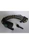 Paracord Bracelet Knife Compass Fire Starter And Warning Whistle