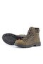Sand Leather Zippered Unisex Boots - 5