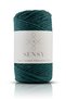 Premium 3 Twist Rope 3mm Three Twist Scanned Macrame Rope Rope Set of 3 Naphti Green-brick-mustard - 3