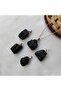 Unprocessed Raw Natural Black Tourmaline Stone Necklace - 2