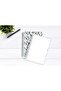 Heart Patterned Unlined Spiral Notebook - 4