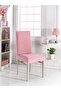 Chair Cover Powder Color Lycra Washable 1 Piece