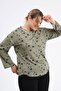 Star Printed Oil Wash Sweat-khaki - 6