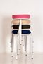 4 Piece Thai Feather-3 Color White Profile Stool Octopus Stool Kitchen Stool Iron Stool