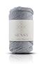 Premium 3 Twist Macrame Rope 3mm Three Twist Scanned Rope Rope Set of 3 Milk Brown-Light Grey-ecru - 3