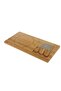 Real Wooden Fork Knife Spatula Cheese Meat Fish Salad Presentation Tray Plate Coffee Table Stand Board - 2