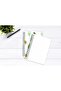 Leaf Patterned Unlined Spiral Notebook - 4